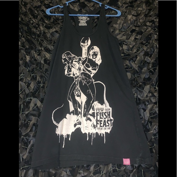 RARE 2010 Creep Street Flesh Feast Tank Dress - Picture 1 of 3